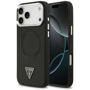 Guess Triangle Logo MagSafe tok iPhone 17 Pro Max készülékhez (fekete)