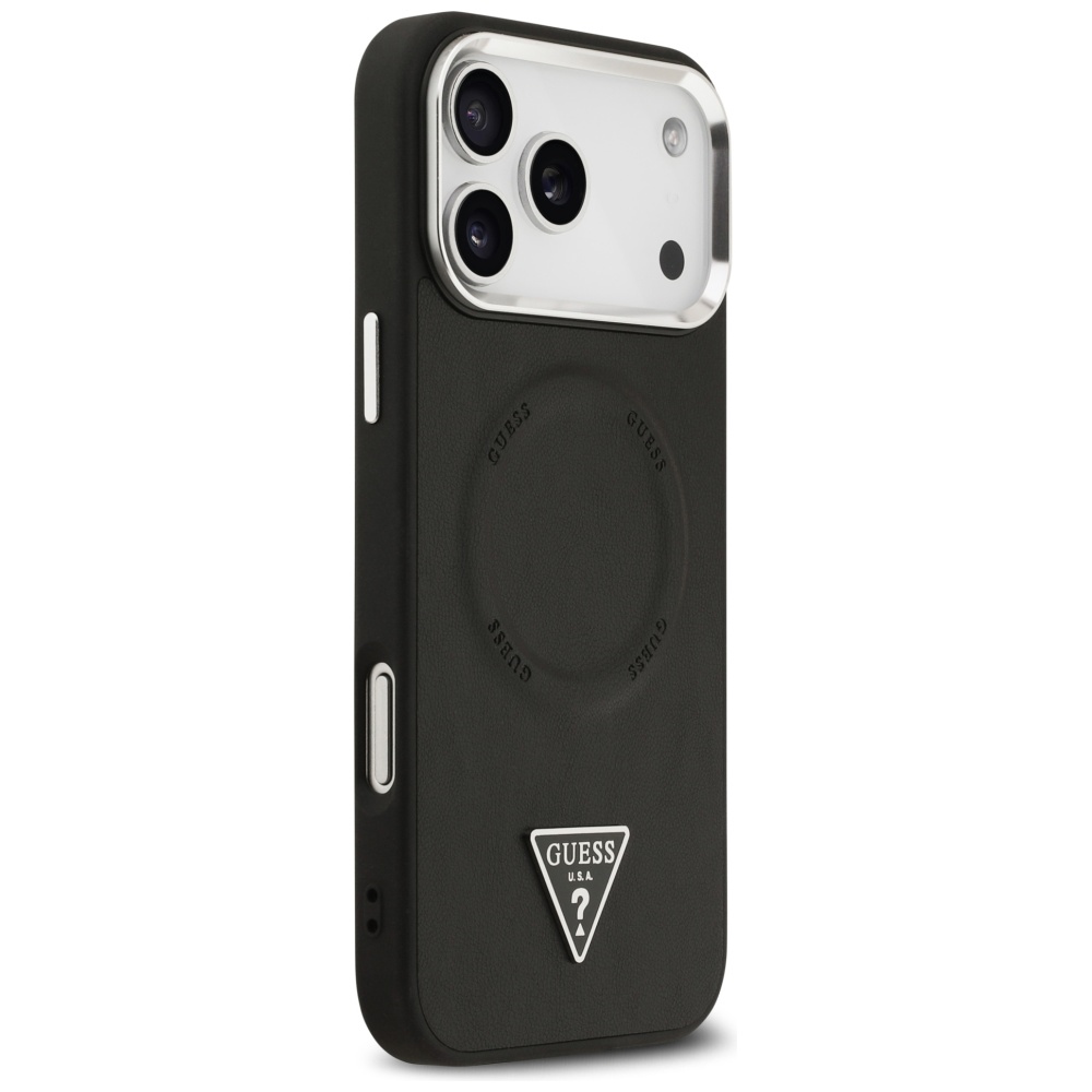 iTok webáruház - Guess Guess Triangle Logo MagSafe tok iPhone 17 Pro Max készülékhez (fekete) 4 Guess Triangle Logo MagSafe Case for iPhone 17 Pro Max (fekete)