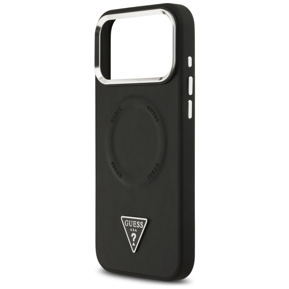 iTok webáruház - Guess Guess Triangle Logo MagSafe tok iPhone 17 Pro Max készülékhez (fekete) 6 Guess Triangle Logo MagSafe Case for iPhone 17 Pro Max (fekete)