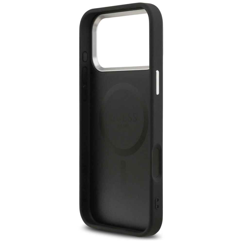 iTok webáruház - Guess Guess Triangle Logo MagSafe tok iPhone 17 Pro Max készülékhez (fekete) 7 Guess Triangle Logo MagSafe Case for iPhone 17 Pro Max (fekete)