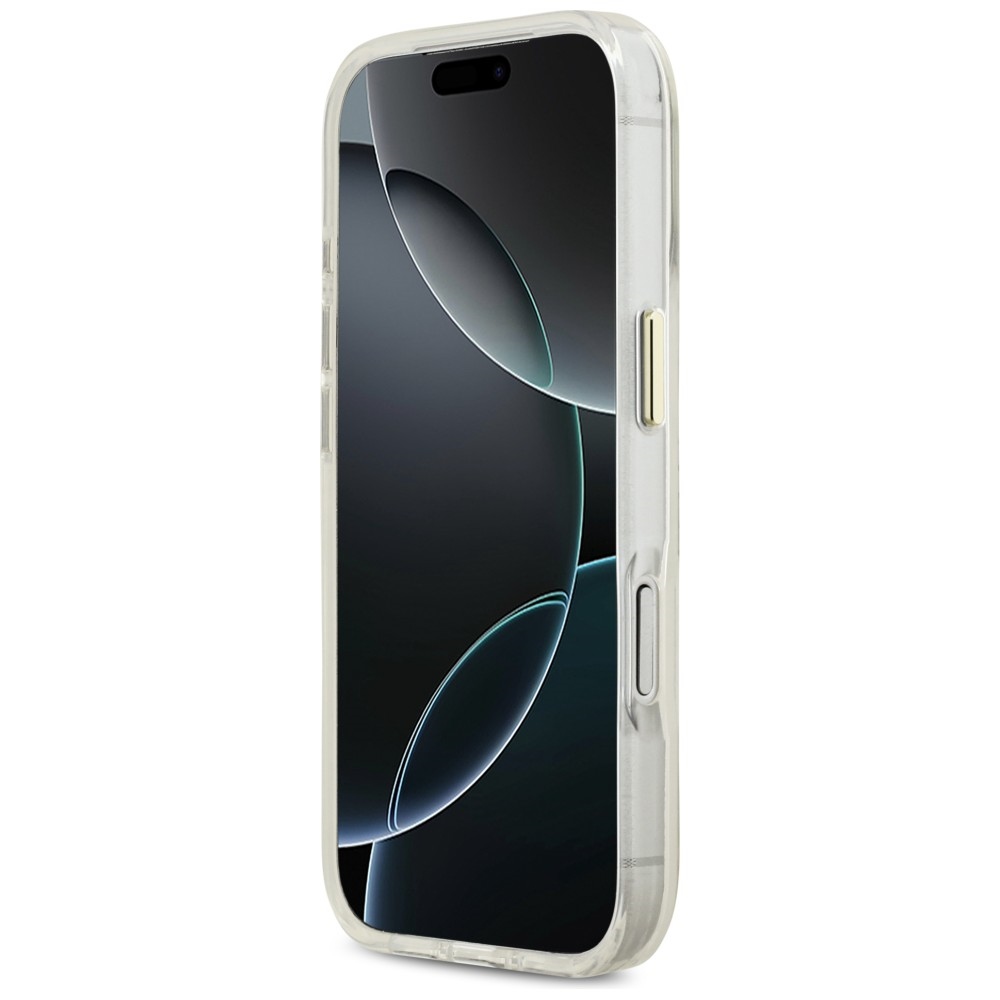 iTok webáruház - Guess Guess IML Shell Script Metal MagSafe tok iPhone 17 Pro Max készülékhez (fehér) 5 Guess IML Shell Script Metal MagSafe Case for iPhone 17 Pro Max (fehér)