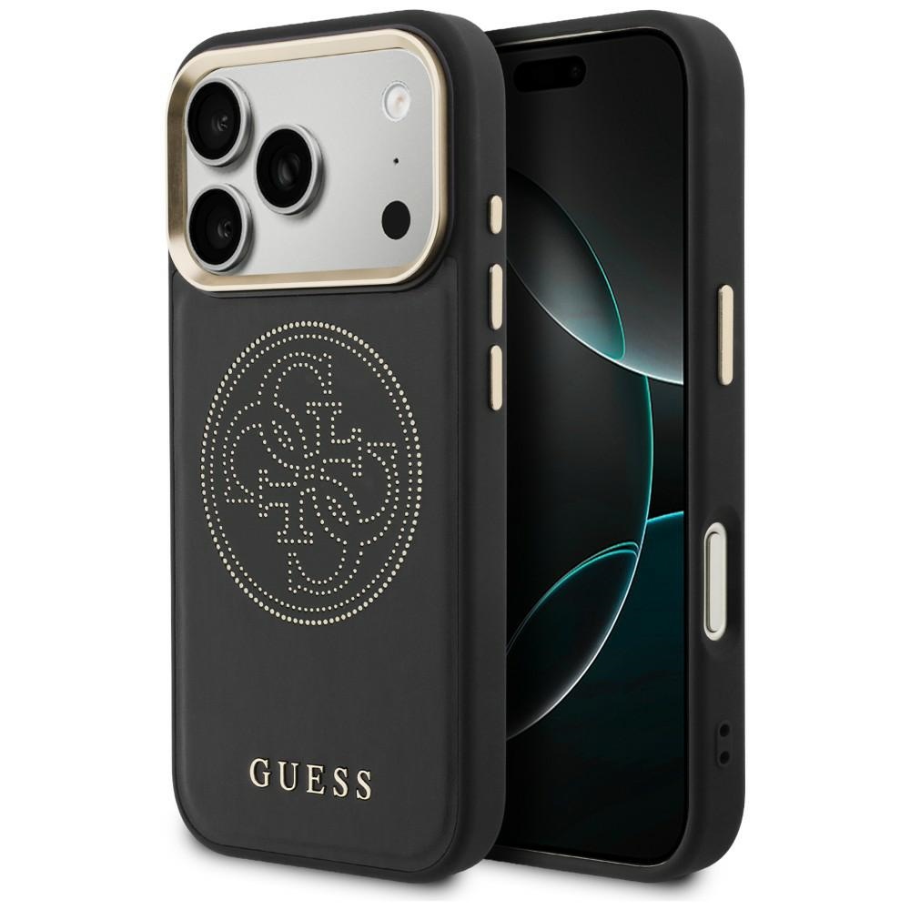 iTok webáruház - Guess Guess Perforated 4G MagSafe tok iPhone 17 Pro Max készülékhez (fekete) 1 Guess Perforated 4G MagSafe case for iPhone 17 Pro Max (fekete)
