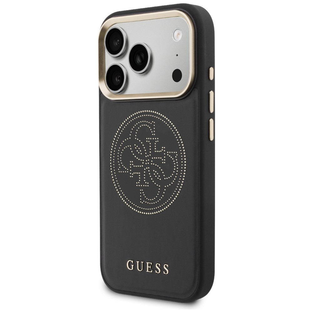 iTok webáruház - Guess Guess Perforated 4G MagSafe tok iPhone 17 Pro Max készülékhez (fekete) 2 Guess Perforated 4G MagSafe case for iPhone 17 Pro Max (fekete)