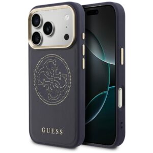 Guess Perforated 4G MagSafe case for iPhone 17 Pro Max (kék)