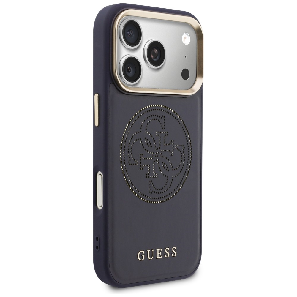 iTok webáruház - Guess Guess Perforated 4G MagSafe case for iPhone 17 Pro Max (kék) 4 Guess Perforated 4G MagSafe case for iPhone 17 Pro Max (kék)