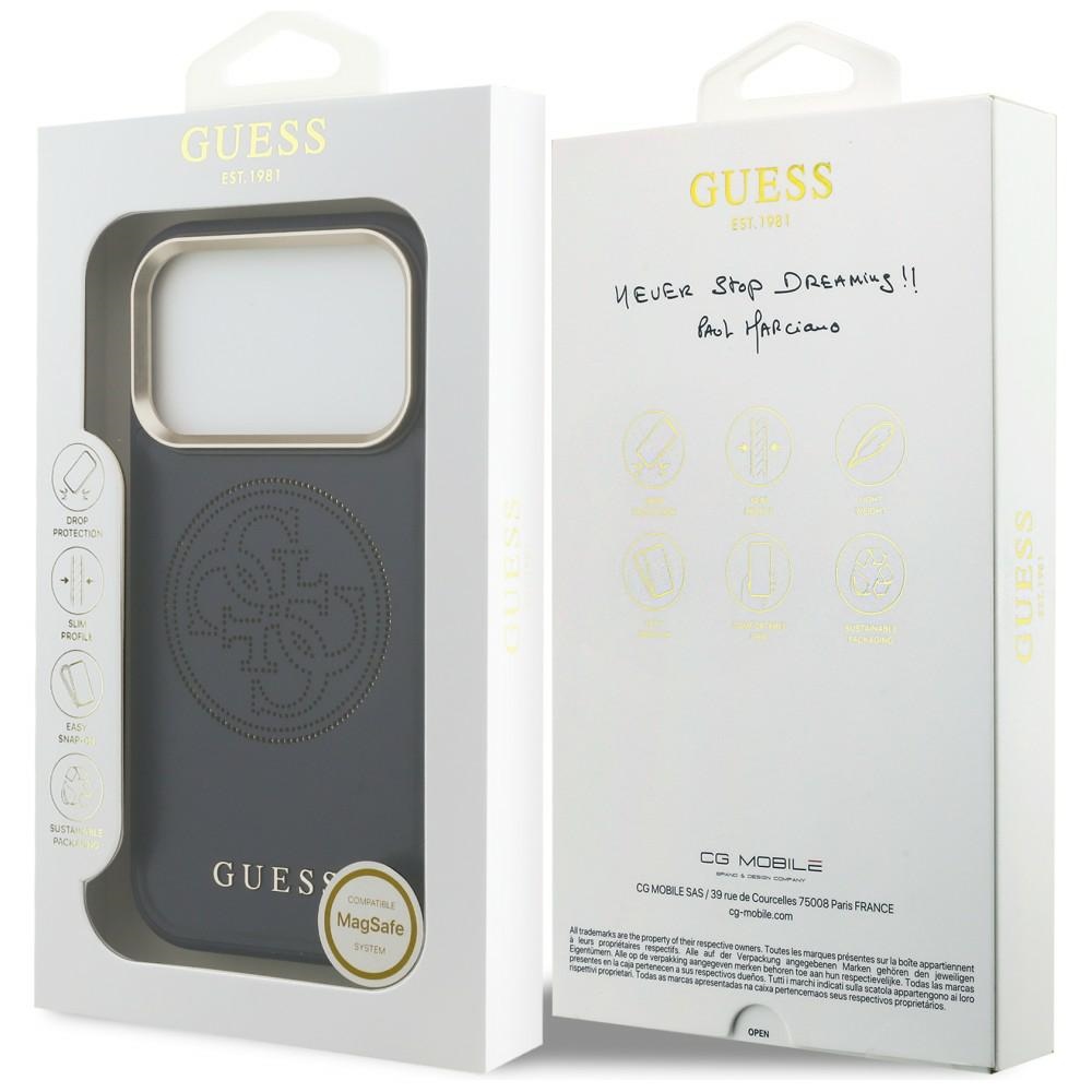 iTok webáruház - Guess Guess Perforated 4G MagSafe case for iPhone 17 Pro Max (kék) 8 Guess Perforated 4G MagSafe case for iPhone 17 Pro Max (kék)