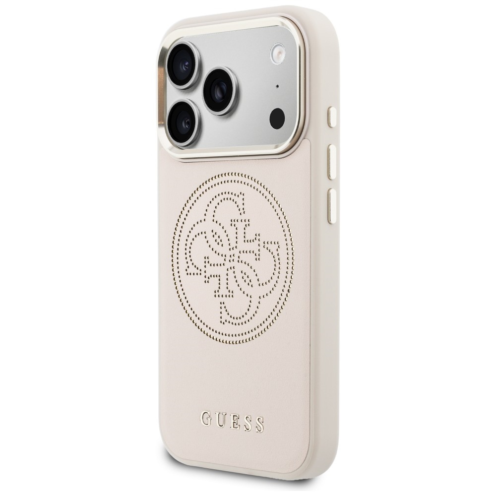 iTok webáruház - Guess Guess Perforated 4G MagSafe tok iPhone 17 Pro Max készülékhez (rózsaszín) 2 Guess Perforated 4G MagSafe Case for iPhone 17 Pro Max (rózsaszín)
