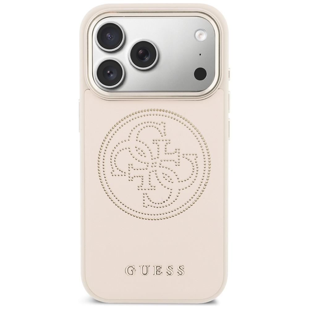 iTok webáruház - Guess Guess Perforated 4G MagSafe tok iPhone 17 Pro Max készülékhez (rózsaszín) 3 Guess Perforated 4G MagSafe Case for iPhone 17 Pro Max (rózsaszín)
