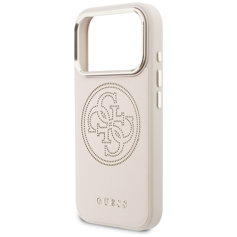 iTok webáruház - Guess Guess Perforated 4G MagSafe tok iPhone 17 Pro Max készülékhez (rózsaszín) 6 Guess Perforated 4G MagSafe Case for iPhone 17 Pro Max (rózsaszín)