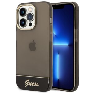Guess GUHCP14LHGCOK tok iPhone 14 Pro 6,1 hüvelykes készülékhez – fekete