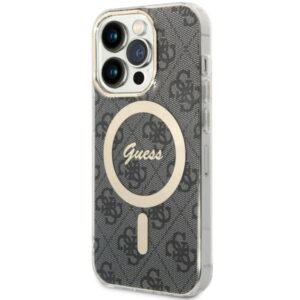 Guess 4G MagSafe tok iPhone 14 Pro készülékhez (fekete)