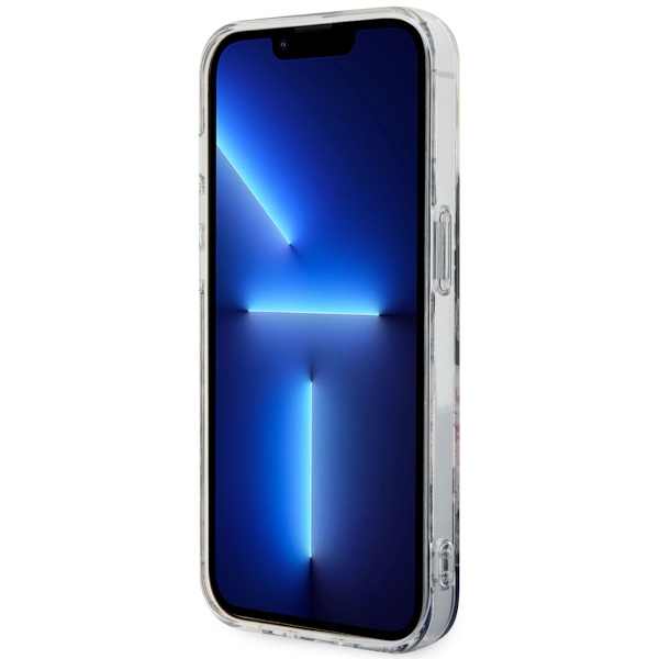 iTok webáruház - Guess Guess GUHMP14LHCFWSK iPhone 14 Pro 6.1" fekete kemény tok Flower MagSafe 5 Guess GUHMP14LHCFWSK iPhone 14 Pro 6.1" black/black hardcase Flower MagSafe