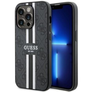 Guess GUHMP14LP4RPSK iPhone 14 Pro 6,1 hüvelykes fekete MagSafe tok