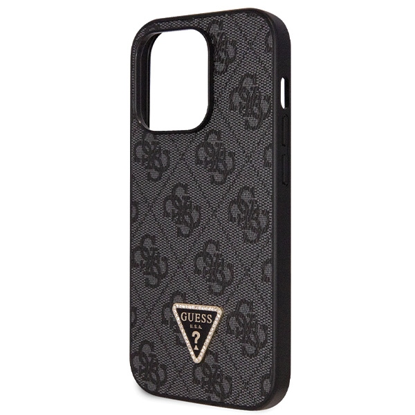 iTok webáruház - Guess Guess GUHCP14LP4TDSCPK tok iPhone 14 Pro készülékhez – fekete Crossbody 4G Metal Logo 7 Guess GUHCP14LP4TDSCPK case for iPhone 14 Pro - black Crossbody 4G Metal Logo