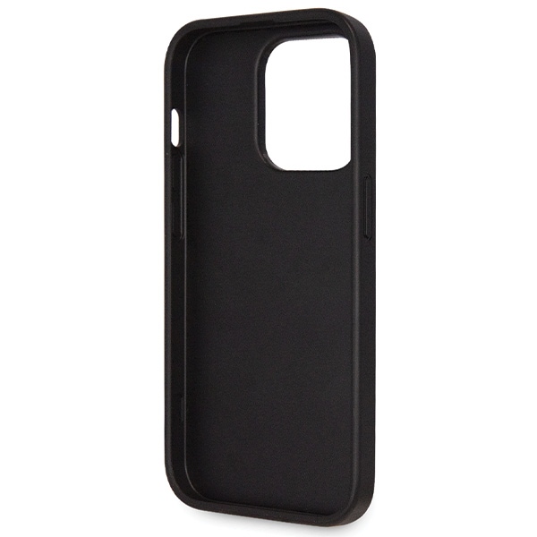 iTok webáruház - Guess Guess GUHCP14LP4TDSCPK tok iPhone 14 Pro készülékhez – fekete Crossbody 4G Metal Logo 8 Guess GUHCP14LP4TDSCPK case for iPhone 14 Pro - black Crossbody 4G Metal Logo