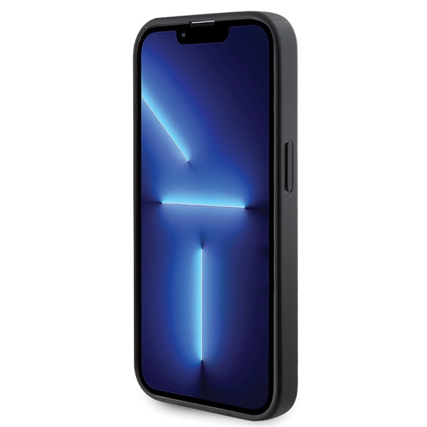 iTok webáruház - Guess Guess GUHMP14LPSAHMCK tok iPhone 14 Pro készülékhez – fekete Saffiano MagSafe 5 Guess GUHMP14LPSAHMCK case for iPhone 14 Pro - black Saffiano MagSafe