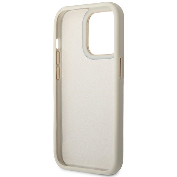 iTok webáruház - Guess Guess Croco Collection tok iPhone 14 Pro készülékhez (ezüst) 7 Guess Croco Collection case for iPhone 14 Pro 6.1" (ezüst)