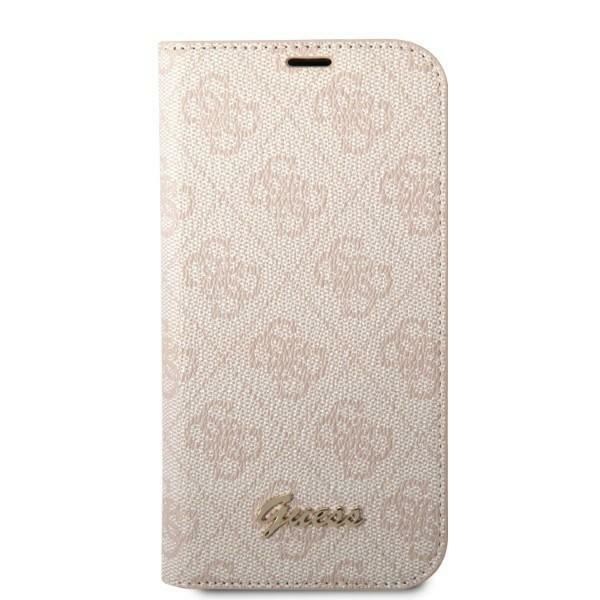 iTok webáruház - Guess Guess GUBKP14LHG4SHP 4G Vintage Gold Logo könyvtok iPhone 14 Pro 6,1 hüvelykhez – pink 3 Guess GUBKP14LHG4SHP iPhone 14 Pro 6.1 "pink / pink book 4G Vintage Gold Logo