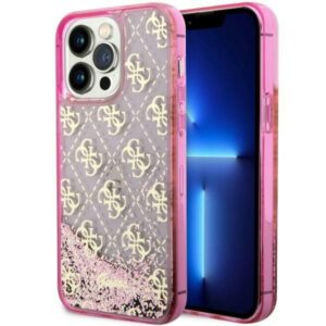 Guess GUHCP14LLC4PSGP tok iPhone 14 Pro készülékhez, 6,1 hüvelykes, rózsaszín
