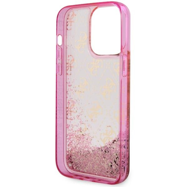 iTok webáruház - Guess Guess GUHCP14LLC4PSGP tok iPhone 14 Pro készülékhez, 6,1 hüvelykes, rózsaszín 7 Guess GUHCP14LLC4PSGP iPhone 14 Pro 6.1" pink/pink hardcase Liquid Glitter 4G Transculent