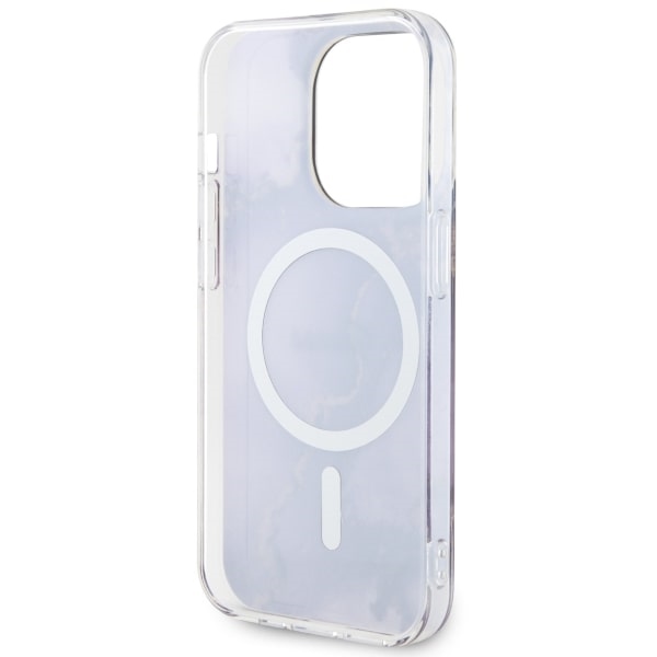 iTok webáruház - Guess Guess GUHMP14LHTMRSU Golden Marble MagSafe tok iPhone 14 Pro 6,1" készülékhez, lila 7 Guess GUHMP14LHTMRSU iPhone 14 Pro 6.1" purple/purple hardcase Golden Marble MagSafe