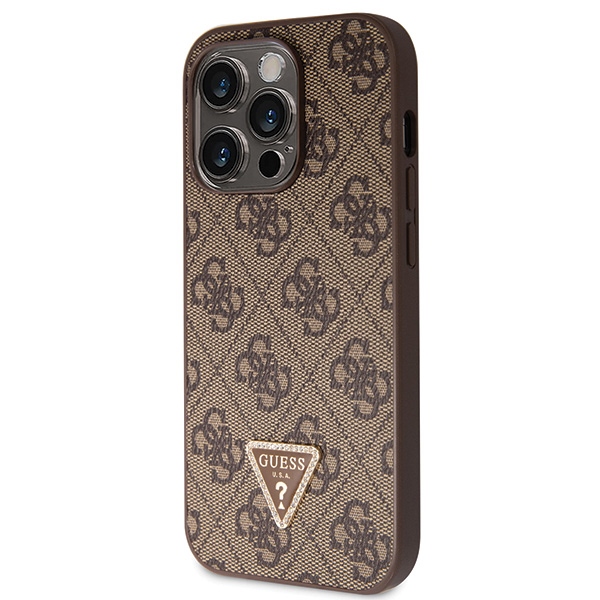 iTok webáruház - Guess Guess GUHCP14LP4TDSCPW tok iPhone 14 Pro készülékhez – Crossbody 4G Metal Logo (barna) 2 Guess GUHCP14LP4TDSCPW case for iPhone 14 Pro (barna)