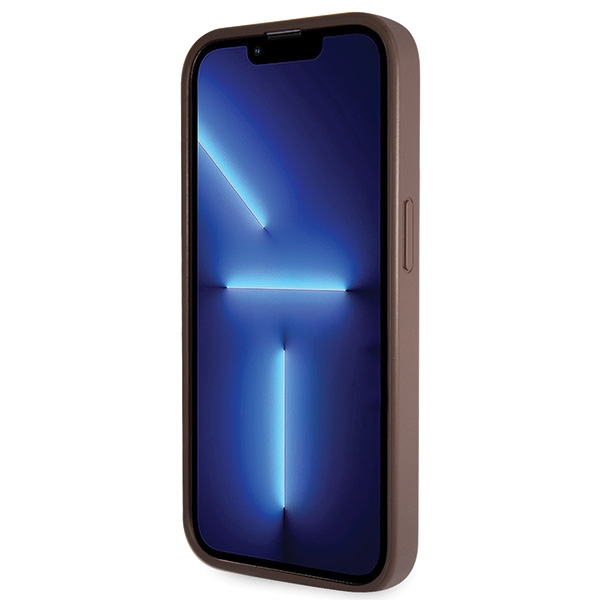iTok webáruház - Guess Guess GUHCP14LP4TDSCPW tok iPhone 14 Pro készülékhez – Crossbody 4G Metal Logo (barna) 5 Guess GUHCP14LP4TDSCPW case for iPhone 14 Pro (barna)