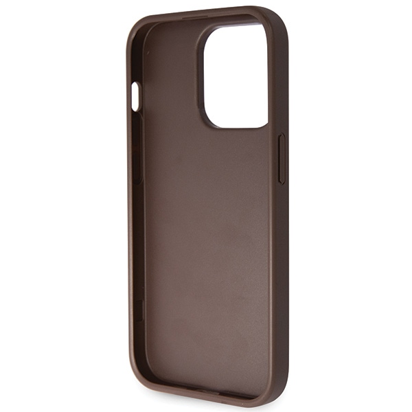 iTok webáruház - Guess Guess GUHCP14LP4TDSCPW tok iPhone 14 Pro készülékhez – Crossbody 4G Metal Logo (barna) 8 Guess GUHCP14LP4TDSCPW case for iPhone 14 Pro (barna)