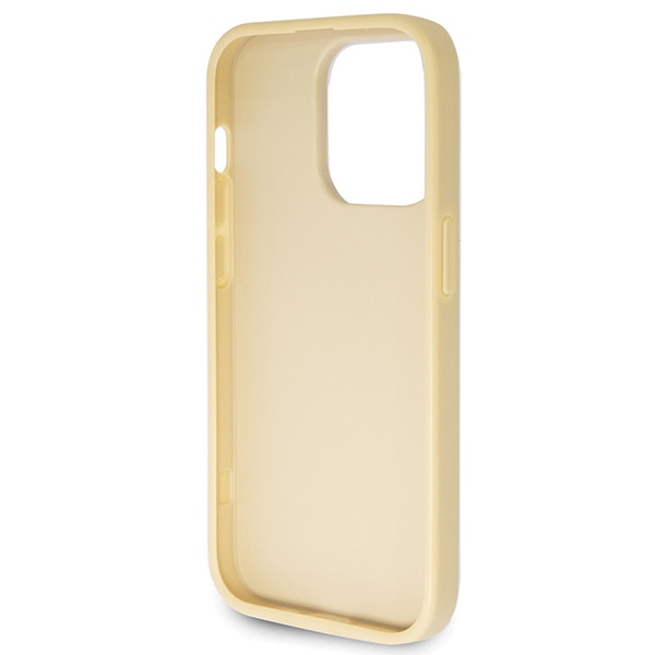 iTok webáruház - Guess Guess GUHCP14LHG4SGD tok iPhone 14 Pro készülékhez – Glitter Script Big 4G, arany 7 Guess GUHCP14LHG4SGD case for iPhone 14 Pro - gold Glitter Script Big 4G