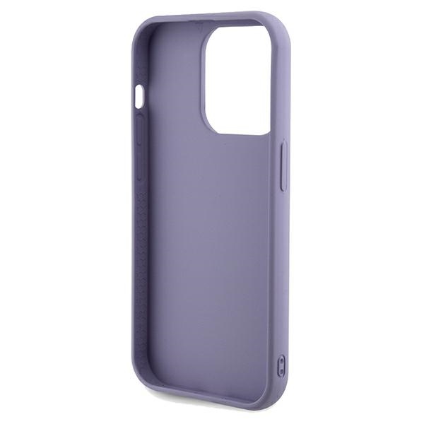 iTok webáruház - Guess Guess Sequin Script Metal tok iPhone 14 Pro készülékhez (lila) 7 Guess Sequin Script Metal case for iPhone 14 Pro (lila)