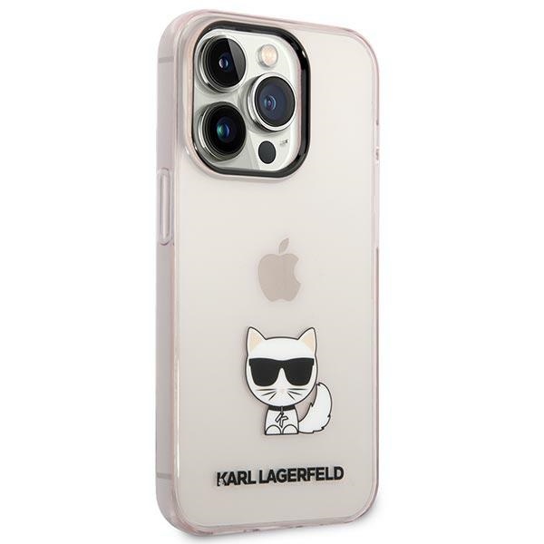 iTok webáruház - Karl Lagerfeld Karl Lagerfeld KLHCP14LCTTRI iPhone 14 Pro tok – Choupette Body, rózsaszín/átlátszó 4 Karl Lagerfeld KLHCP14LCTTRI iPhone 14 Pro 6.1 "hardcase pink / pink Transparent Choupette Body