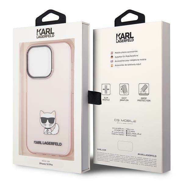 iTok webáruház - Karl Lagerfeld Karl Lagerfeld KLHCP14LCTTRI iPhone 14 Pro tok – Choupette Body, rózsaszín/átlátszó 8 Karl Lagerfeld KLHCP14LCTTRI iPhone 14 Pro 6.1 "hardcase pink / pink Transparent Choupette Body