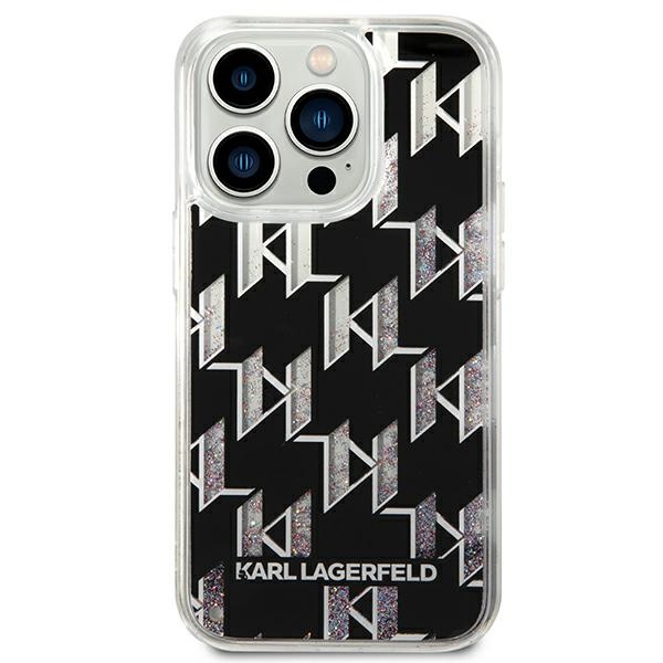 iTok webáruház - Karl Lagerfeld Karl Lagerfeld KLHCP14LLMNMK tok iPhone 14 Pro 6,1" készülékhez – fekete 3 Karl Lagerfeld KLHCP14LLMNMK iPhone 14 Pro 6.1 "hardcase black / black Liquid Glitter Monogram