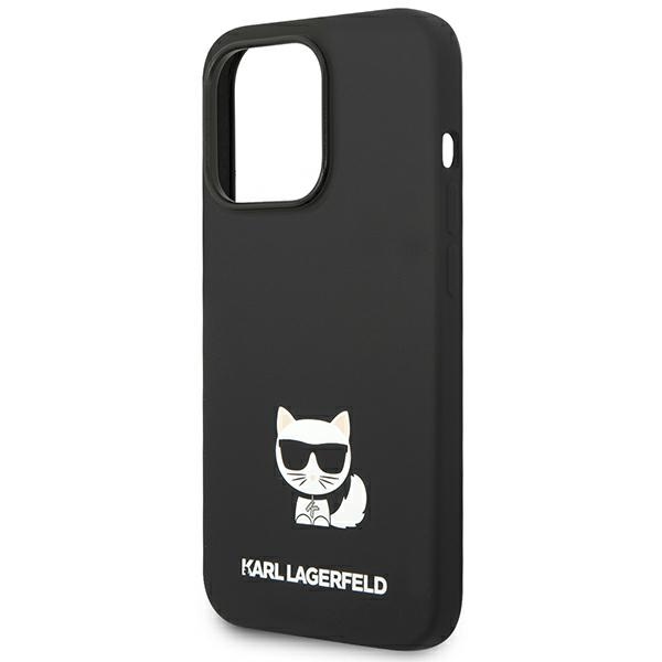 iTok webáruház - Karl Lagerfeld Karl Lagerfeld KLHCP14LSLCTBK szilikon tok iPhone 14 Pro készülékhez, fekete 6 Karl Lagerfeld KLHCP14LSLCTBK iPhone 14 Pro 6.1 "hardcase black / black Silicone Choupette Body