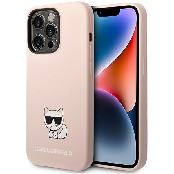 iTok webáruház - Karl Lagerfeld Karl Lagerfeld KLHCP14LSLCTPI szilikon tok iPhone 14 Pro készülékhez 1 Karl Lagerfeld KLHCP14LSLCTPI iPhone 14 Pro 6.1 "hardcase light pink / light pink Silicone Choupette Body