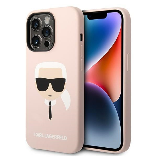 iTok webáruház - Karl Lagerfeld Karl Lagerfeld KLHMP14LSLKHLP szilikon tok iPhone 14 Pro 6,1 hüvelykes készülékhez – Karl’s Head, világos rózsaszín, MagSafe 1 Karl Lagerfeld KLHMP14LSLKHLP iPhone 14 Pro 6.1 "hardcase light pink / light pink Silicone Karl`s Head Magsafe