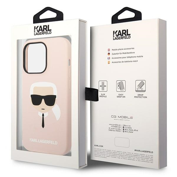 iTok webáruház - Karl Lagerfeld Karl Lagerfeld KLHMP14LSLKHLP szilikon tok iPhone 14 Pro 6,1 hüvelykes készülékhez – Karl’s Head, világos rózsaszín, MagSafe 8 Karl Lagerfeld KLHMP14LSLKHLP iPhone 14 Pro 6.1 "hardcase light pink / light pink Silicone Karl`s Head Magsafe