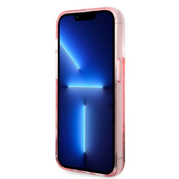 iTok webáruház - Karl Lagerfeld Karl Lagerfeld Liquid Glitter Big KL tok iPhone 14 Pro készülékhez 5 Karl Lagerfeld KLHCP14LLBKLCP iPhone 14 Pro 6.1 "pink / pink hardcase Liquid Glitter Big KL