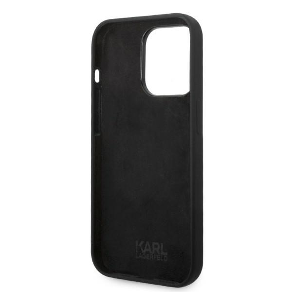 iTok webáruház - Karl Lagerfeld Karl Lagerfeld Silicone RSG szilikon tok iPhone 14 Pro készülékhez (fekete) 7 Karl Lagerfeld Silicone RSG case for iPhone 14 Pro (fekete)