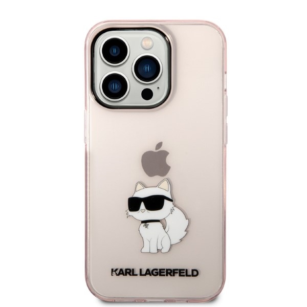 iTok webáruház - Karl Lagerfeld Karl Lagerfeld KLHCP14LHNCHTCP tok iPhone 14 Pro 6,1 hüvelykes készülékhez – Ikonik Choupette, rózsaszín 3 Karl Lagerfeld KLHCP14LHNCHTCP iPhone 14 Pro 6.1" pink/pink hardcase Ikonik Choupette