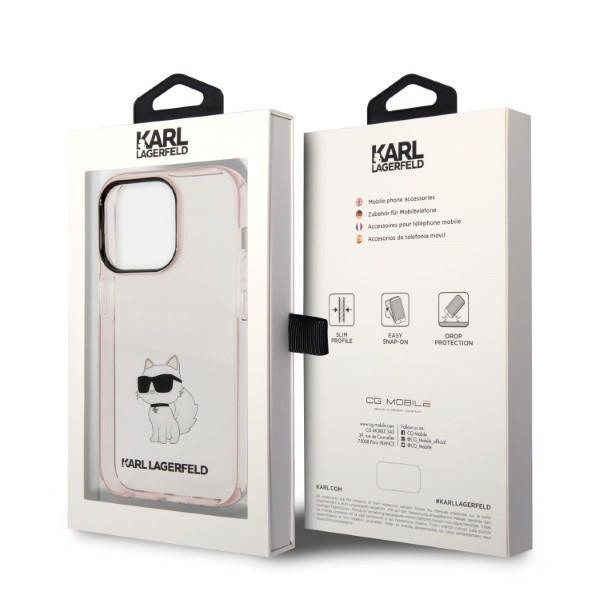 iTok webáruház - Karl Lagerfeld Karl Lagerfeld KLHCP14LHNCHTCP tok iPhone 14 Pro 6,1 hüvelykes készülékhez – Ikonik Choupette, rózsaszín 8 Karl Lagerfeld KLHCP14LHNCHTCP iPhone 14 Pro 6.1" pink/pink hardcase Ikonik Choupette