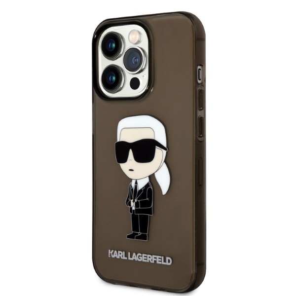 iTok webáruház - Karl Lagerfeld Karl Lagerfeld KLHCP14LHNIKTCK tok iPhone 14 Pro 6,1" készülékhez – Ikonik Karl 2 Karl Lagerfeld KLHCP14LHNIKTCK iPhone 14 Pro 6.1" black/black hardcase Ikonik Karl Lagerfeld
