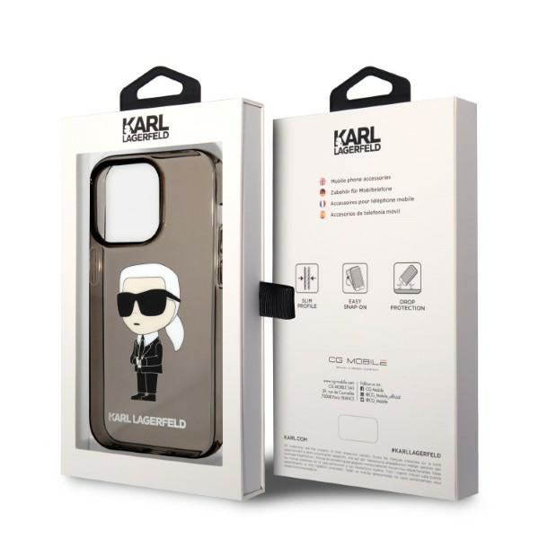 iTok webáruház - Karl Lagerfeld Karl Lagerfeld KLHCP14LHNIKTCK tok iPhone 14 Pro 6,1" készülékhez – Ikonik Karl 8 Karl Lagerfeld KLHCP14LHNIKTCK iPhone 14 Pro 6.1" black/black hardcase Ikonik Karl Lagerfeld