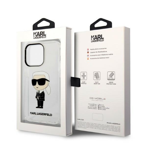 iTok webáruház - Karl Lagerfeld Karl Lagerfeld Ikonik Karl tok iPhone 14 Pro készülékhez (átlátszó) 8 Karl Lagerfeld Ikonik Karl case for iPhone 14 Pro (átlátszó)