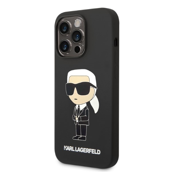 iTok webáruház - Karl Lagerfeld Karl Lagerfeld Silicone Ikonik tok iPhone 14 Pro készülékhez (fekete) 2 Karl Lagerfeld Silicone Ikonik case for iPhone 14 Pro (fekete)