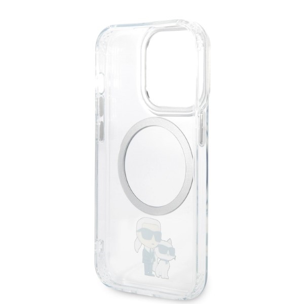 iTok webáruház - Karl Lagerfeld Karl Lagerfeld Iconic Karl&Choupette MagSafe tok iPhone 14 Pro készülékhez (átlátszó) 7 Karl Lagerfeld Iconic Karl&Choupette MagSafe case for iPhone 14 Pro (átlátszó)