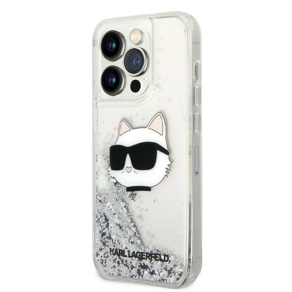 iTok webáruház - Karl Lagerfeld Karl Lagerfeld KLHCP14LLNHCCS iPhone 14 Pro 6,1" ezüst kemény tok – Glitter Choupette Head 2 Karl Lagerfeld KLHCP14LLNHCCS iPhone 14 Pro 6.1" silver/silver hardcase Glitter Choupette Head