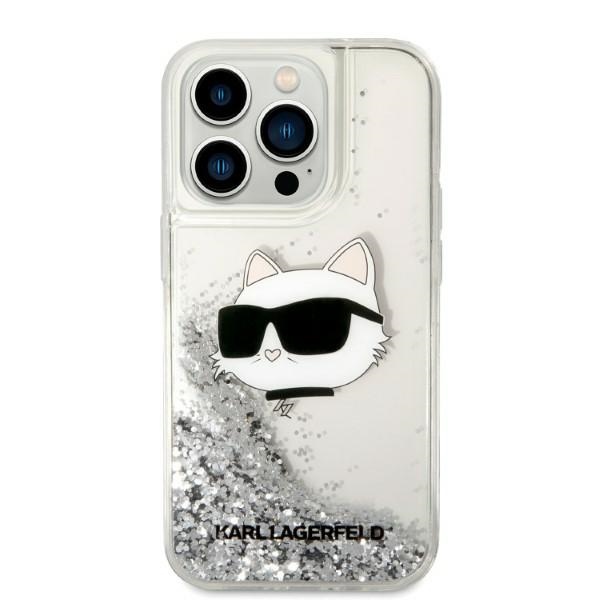 iTok webáruház - Karl Lagerfeld Karl Lagerfeld KLHCP14LLNHCCS iPhone 14 Pro 6,1" ezüst kemény tok – Glitter Choupette Head 3 Karl Lagerfeld KLHCP14LLNHCCS iPhone 14 Pro 6.1" silver/silver hardcase Glitter Choupette Head