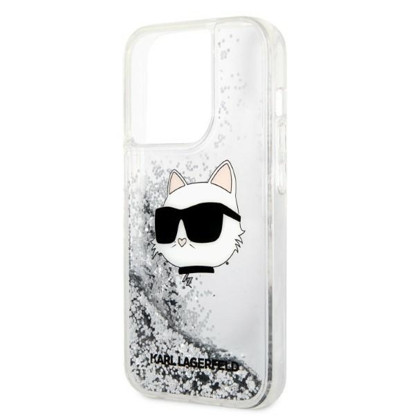 iTok webáruház - Karl Lagerfeld Karl Lagerfeld KLHCP14LLNHCCS iPhone 14 Pro 6,1" ezüst kemény tok – Glitter Choupette Head 6 Karl Lagerfeld KLHCP14LLNHCCS iPhone 14 Pro 6.1" silver/silver hardcase Glitter Choupette Head