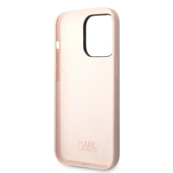 iTok webáruház - Karl Lagerfeld Karl Lagerfeld KLHCP14LSNCHBCP szilikon tok iPhone 14 Pro készülékhez, rózsaszín 7 Karl Lagerfeld KLHCP14LSNCHBCP iPhone 14 Pro 6.1" hardcase pink/pink Silicone Choupette
